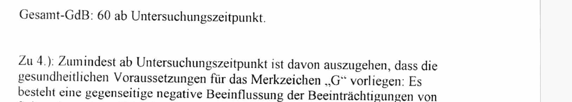 Sozialgericht Regensburg (15.12.25): Gesamt-GdB 60 bei Post-Covid u.a.